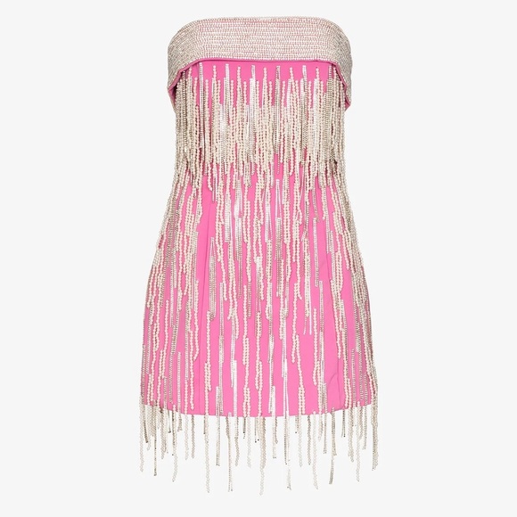 The Attico Embellished Mini Dress (NWT). Size 38/US 2 - Picture 2 of 13